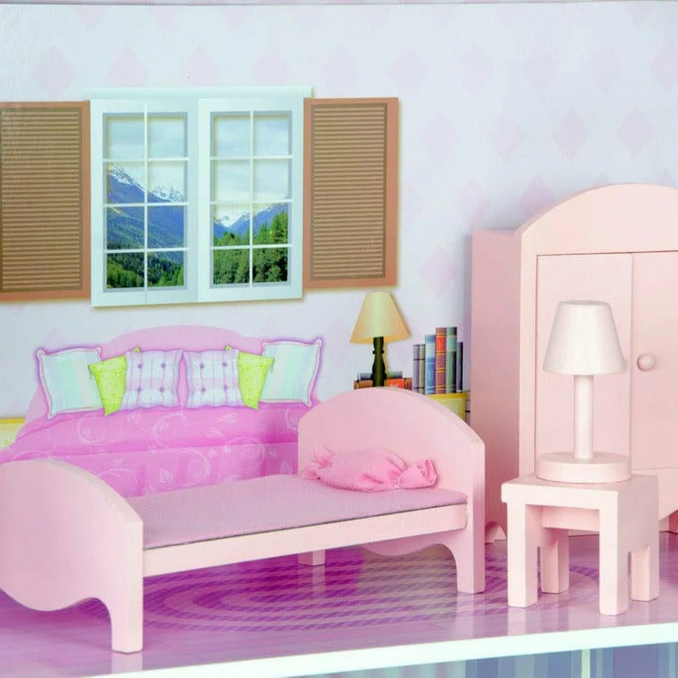 12" Pink Dreamland Tiffany Dollhouse - Image 2
