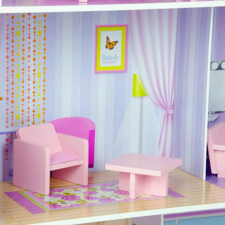 12" Pink Dreamland Tiffany Dollhouse - Image 4