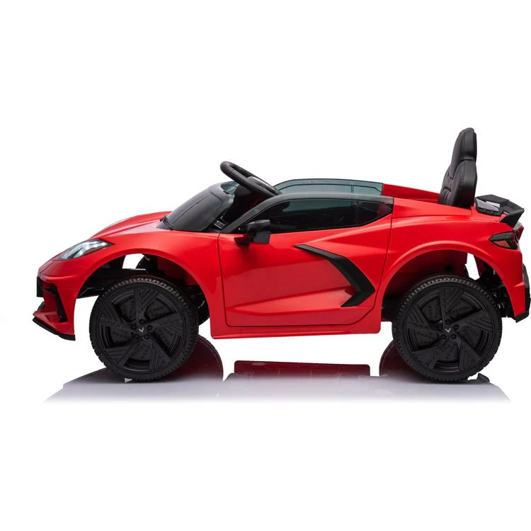 12V Corvette C8 1-Seater Ride On Car - Red - Image 2