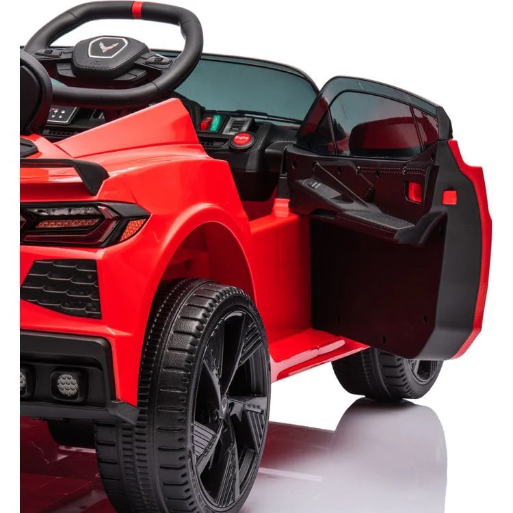 12V Corvette C8 1-Seater Ride On Car - Red - Image 5