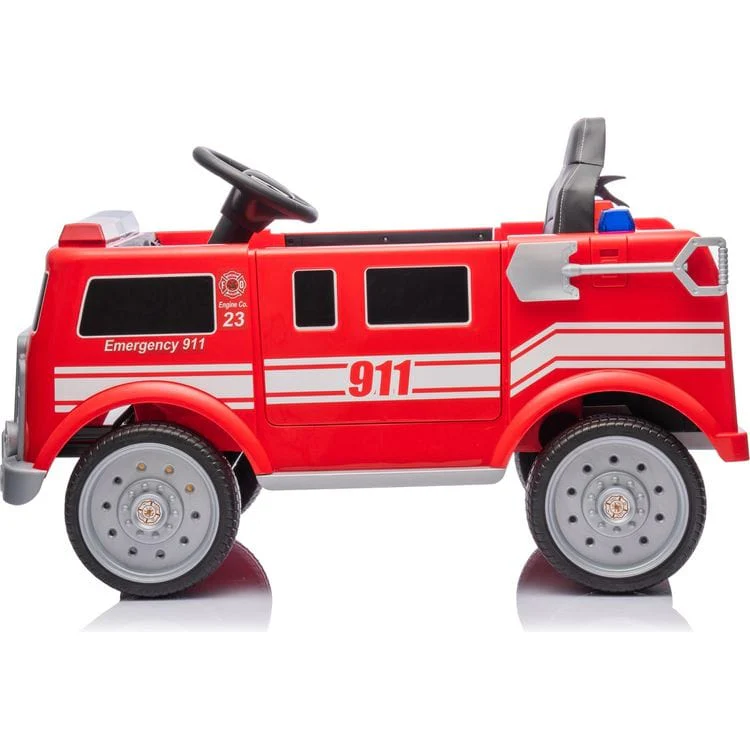 12V Freddo Firetruck 1-Seater Ride On - Image 4