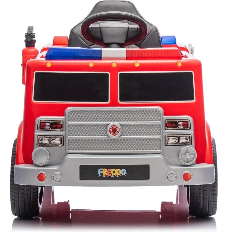 12V Freddo Firetruck 1-Seater Ride On - Image 5