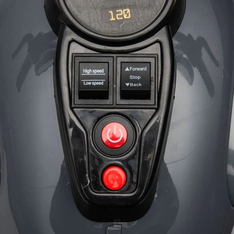 12V Kids Cruiser 1-Seater Motorcycle - Black - Image 9
