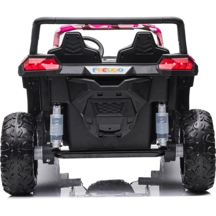 24V 4x4 Freddo Dune Buggy Buccaneer 2 Seater Ride on - Pink - Image 4