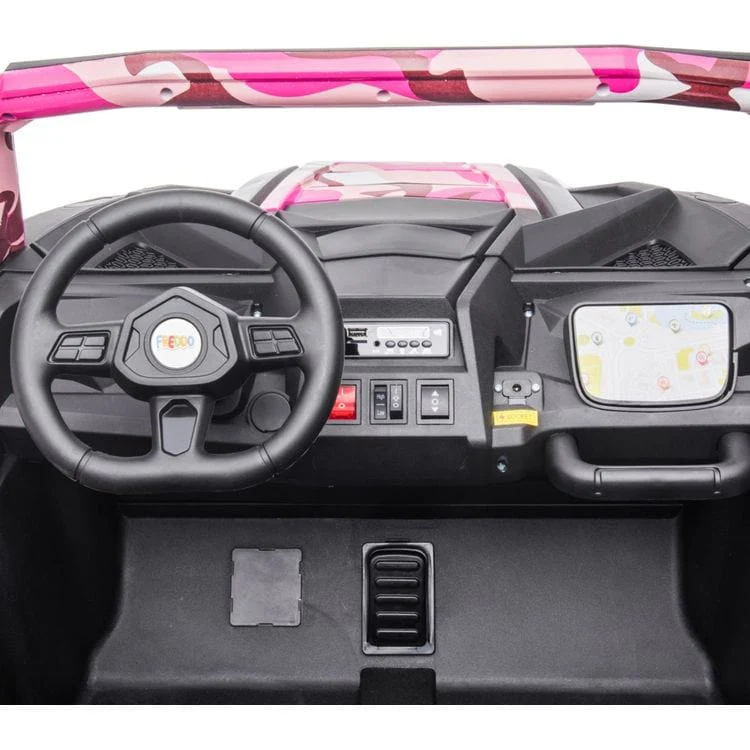 24V 4x4 Freddo Dune Buggy Buccaneer 2 Seater Ride on - Pink - Image 8