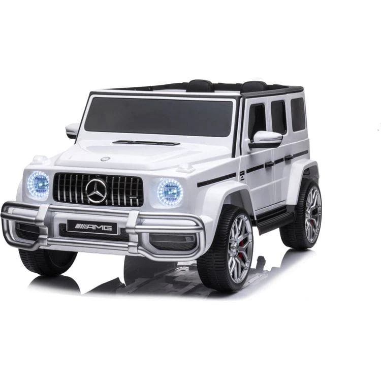 24V 4x4 Mercedes Benz G63 AMG 2 Seater Ride On Car - White