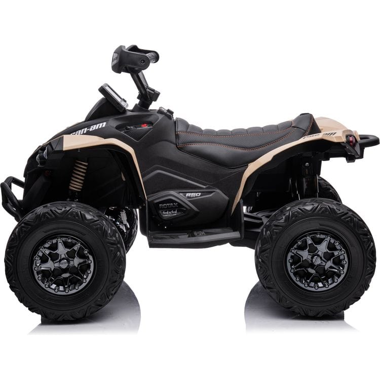 24V Can Am Renegade 1-Seater ATV Ride On - Khaki - Image 2