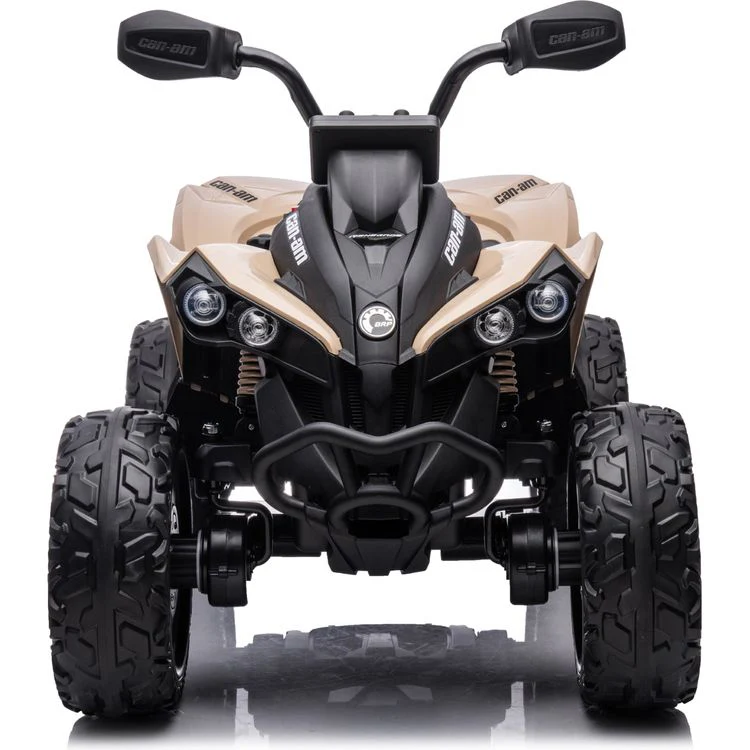 24V Can Am Renegade 1-Seater ATV Ride On - Khaki - Image 9