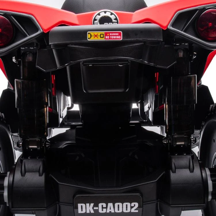 24V Can Am Renegade 1-Seater ATV Ride On - Red - Image 9