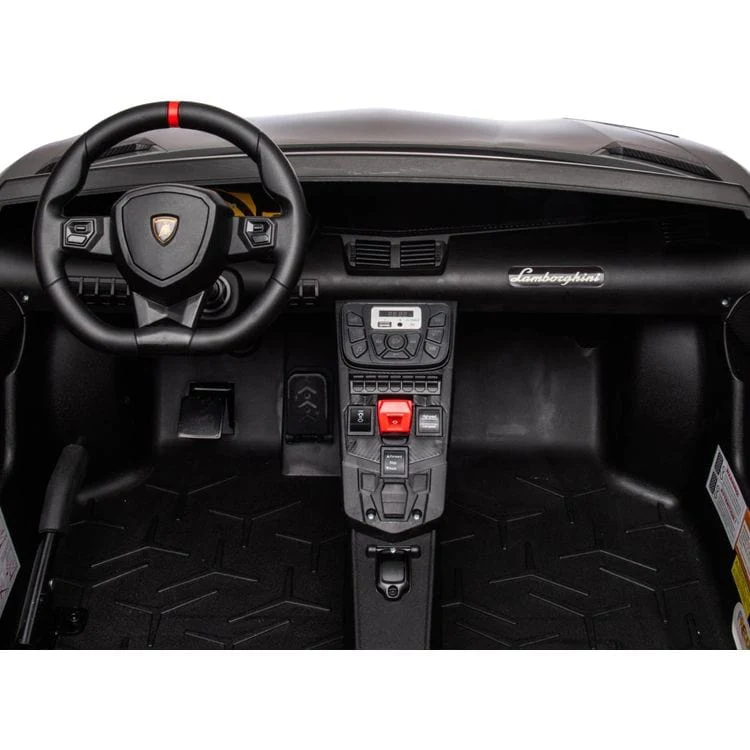 24V Lamborghini Aventador 2 Seater Ride on Car for Kids - Grey - Image 8