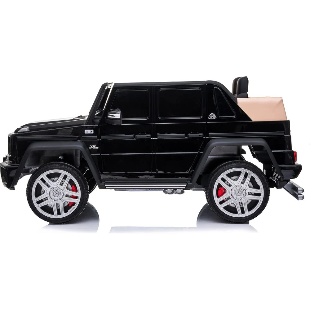 12V Mercedes Maybach G650 Landaulet 1-Seater Ride-On Car - Black - Image 4