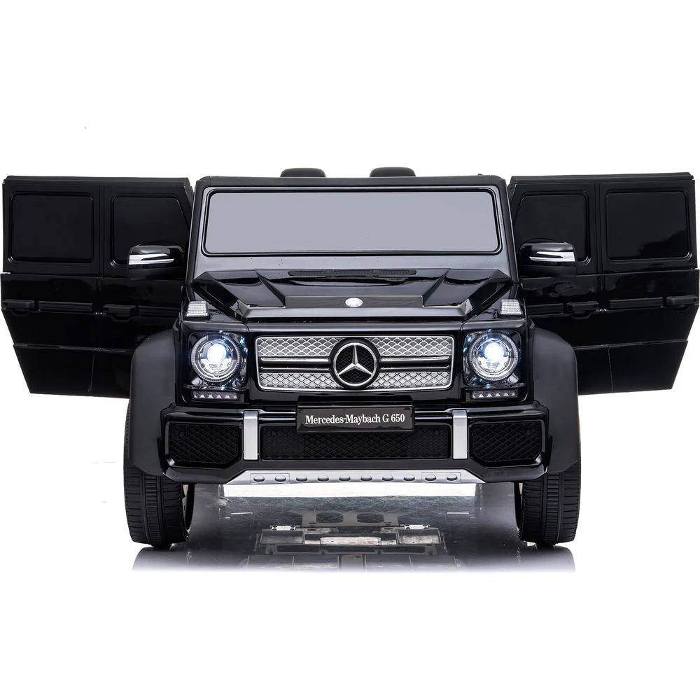 12V Mercedes Maybach G650 Landaulet 1-Seater Ride-On Car - Black - Image 5