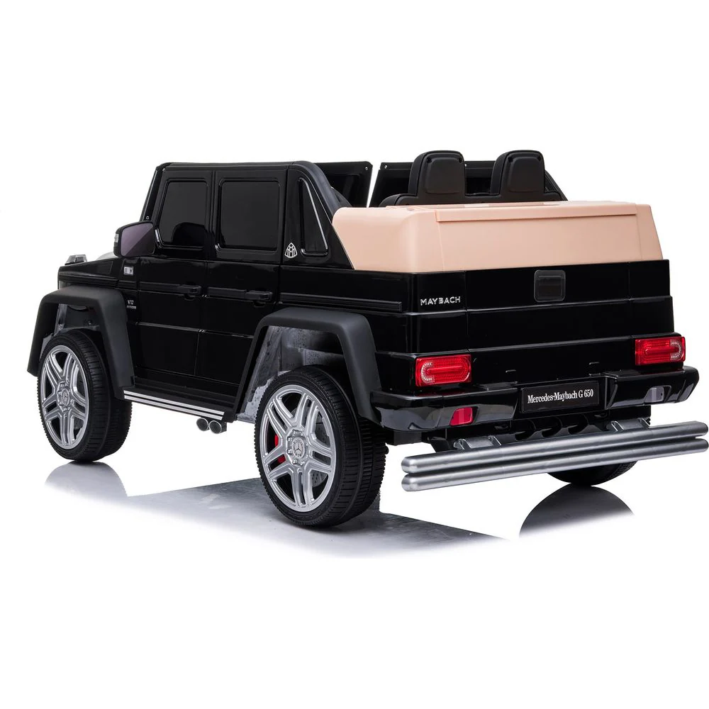 12V Mercedes Maybach G650 Landaulet 1-Seater Ride-On Car - Black - Image 7
