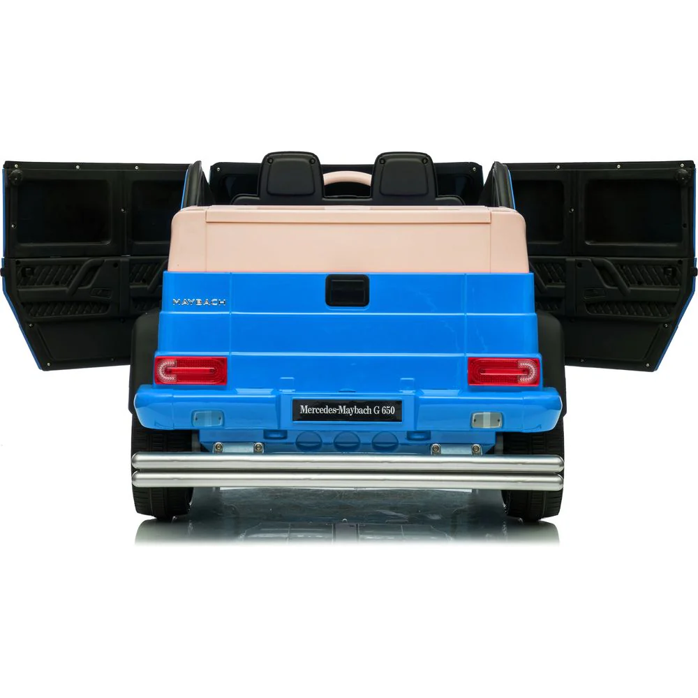 12V Mercedes Maybach G650 Landaulet 1-Seater Ride-On Car - Blue - Image 6