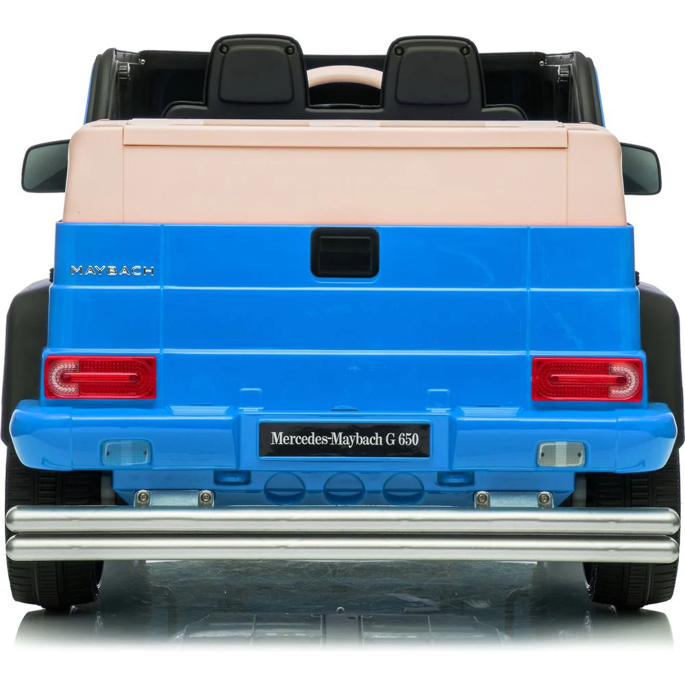 12V Mercedes Maybach G650 Landaulet 1-Seater Ride-On Car - Blue - Image 8