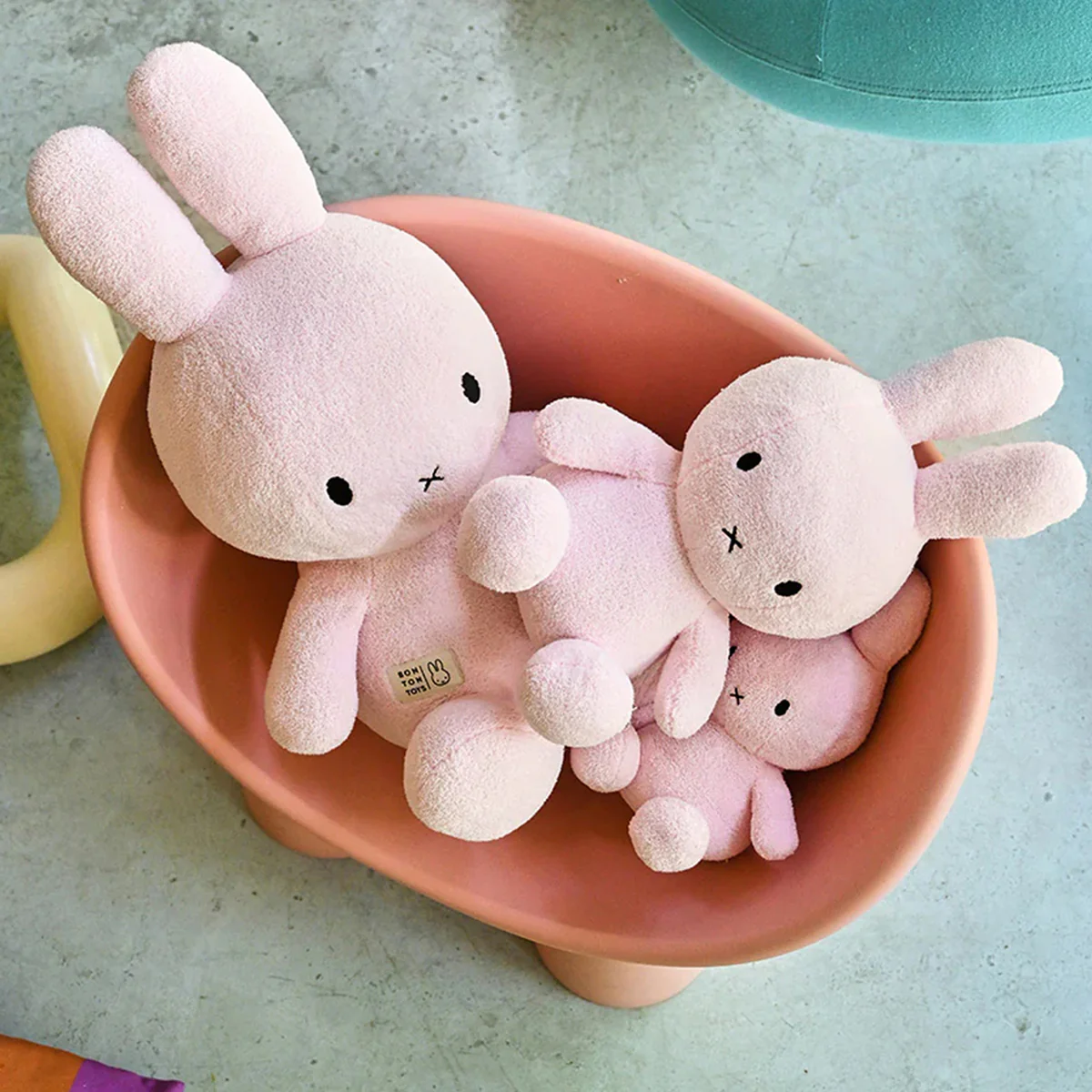 27.5" Miffy Sitting Terry Plush - Light Pink - Image 2