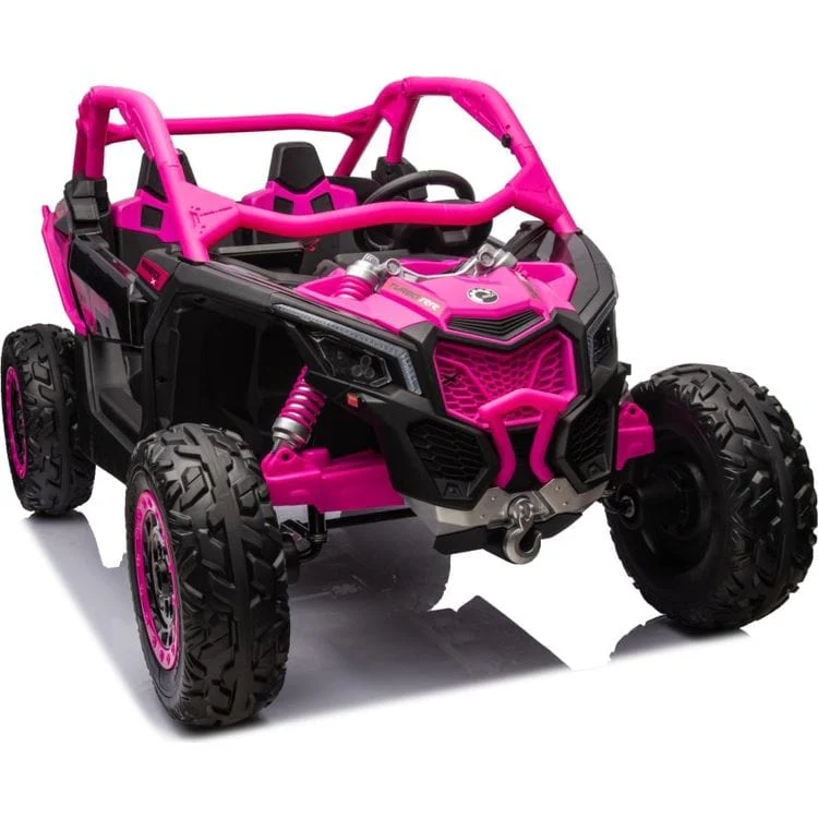 2x24V 4x4 Can Am Maverick 2 Seater Ride on UTV - Pink - Image 6