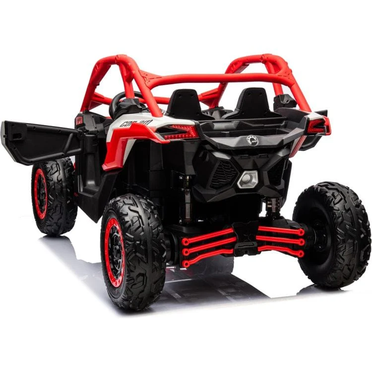 2x24V 4x4 Can Am Maverick 2 Seater Ride on UTV - Red - Image 5