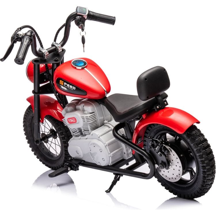 36V Freddo e-Chopper Ride On - Red - Image 5