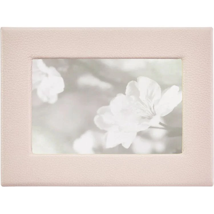4" x 6" Leather Studio Frame - Light Pink - Image 4