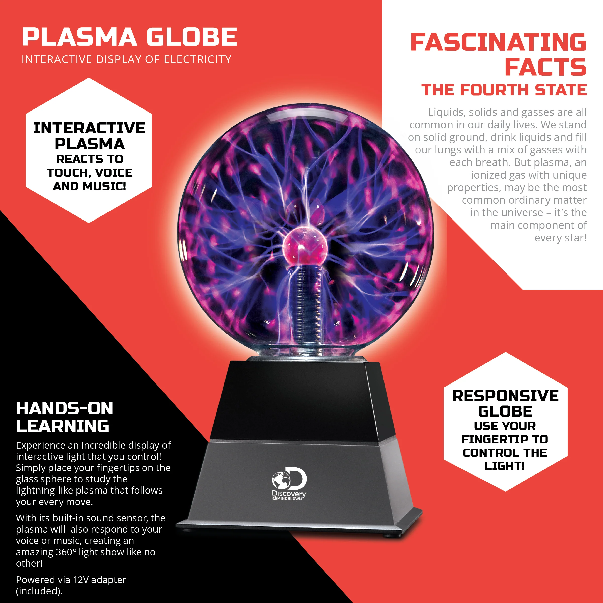 6" Plasma Globe Lamp - Image 6