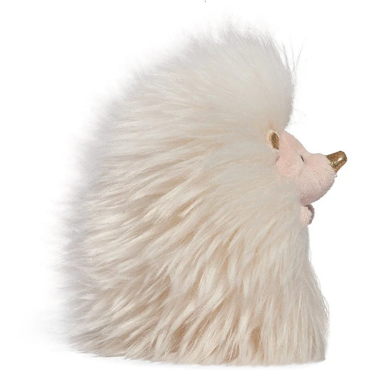 6" Sparklers Toy Plush Hedgehog - White Gold - Image 3