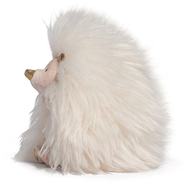 6" Sparklers Toy Plush Hedgehog - White Gold - Image 5