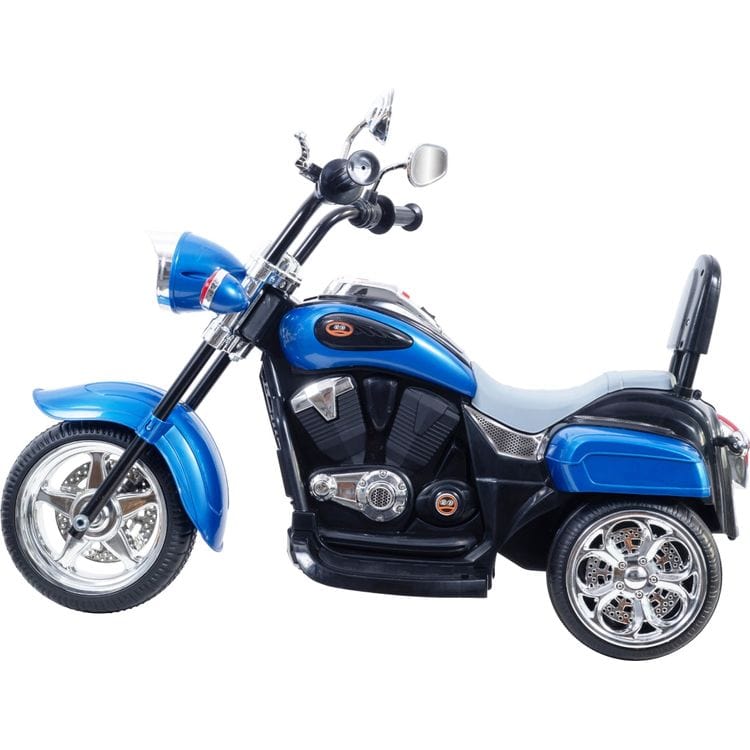 6V Freddo Toys Chopper Style Ride On Trike - Blue - Image 2