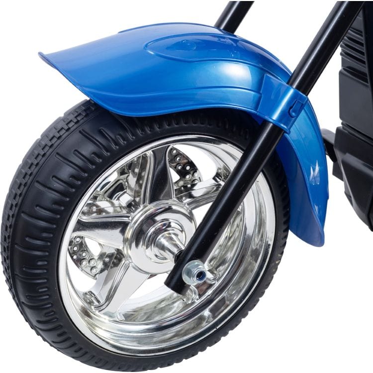6V Freddo Toys Chopper Style Ride On Trike - Blue - Image 5