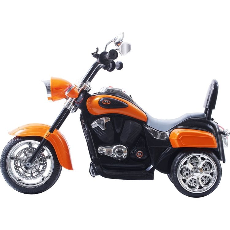 6V Freddo Toys Chopper Style Ride On Trike - Orange - Image 2