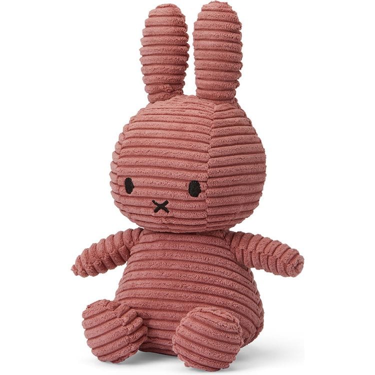 9" Miffy ECO Corduroy Plush - Dusty Rose - Image 2