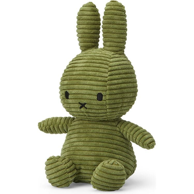 9" Miffy ECO Corduroy Plush - Olive Green - Image 2