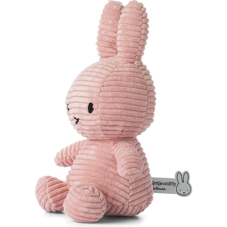 9" Miffy ECO Corduroy Plush - Pink - Image 2