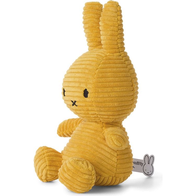 9" Miffy ECO Corduroy Plush - Yellow - Image 2
