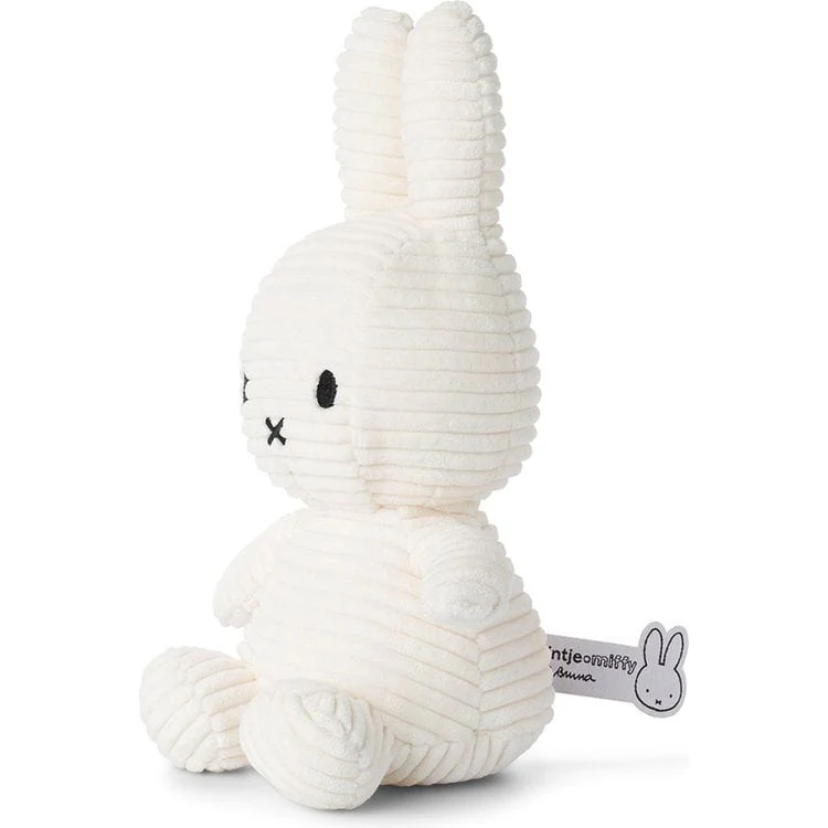 9" Miffy ECO Off-White Sitting Corduroy Plush - Image 3