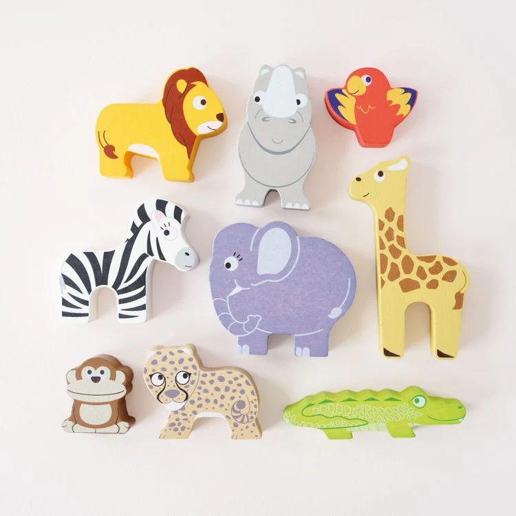 Africa Stacking Animals & Bag - 10 Piece - Image 4