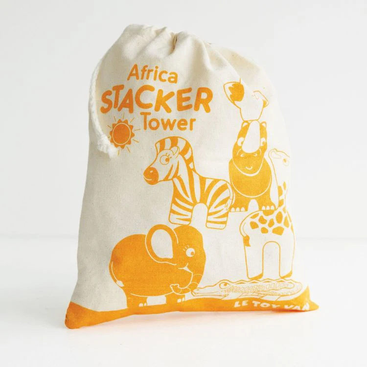 Africa Stacking Animals & Bag - 10 Piece - Image 5