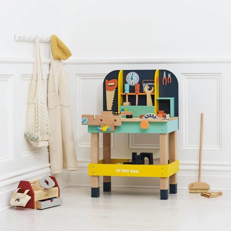 Alex’s Toy Work Bench with 11 Accessories - Image 7