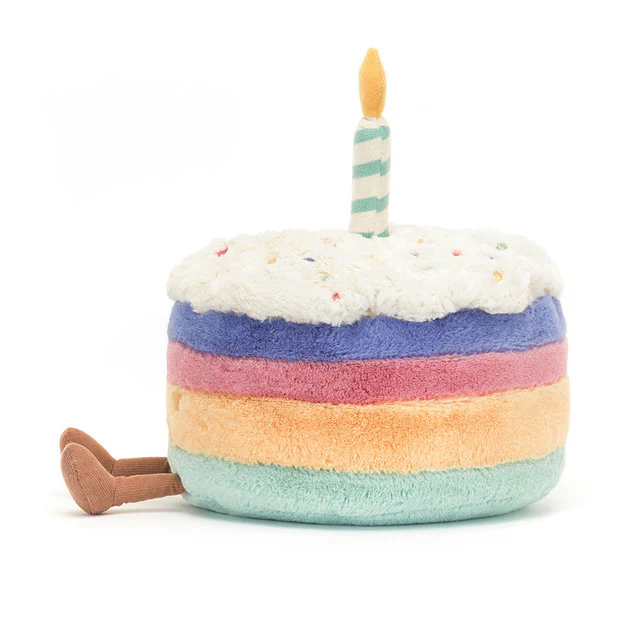 Amuseables Rainbow Birthday Cake Plush - Image 2