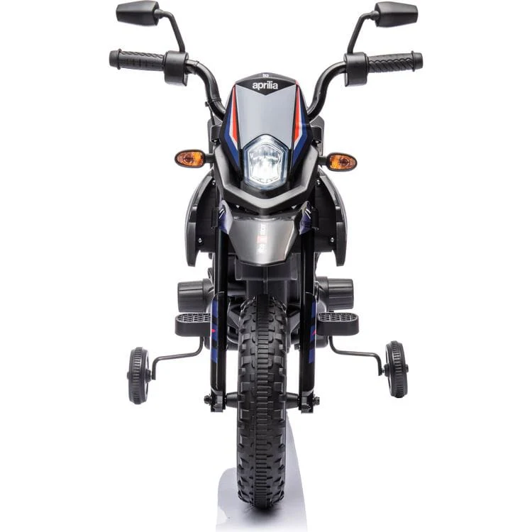 Aprilia 12V Kids' Motorcycle - Black - Image 4