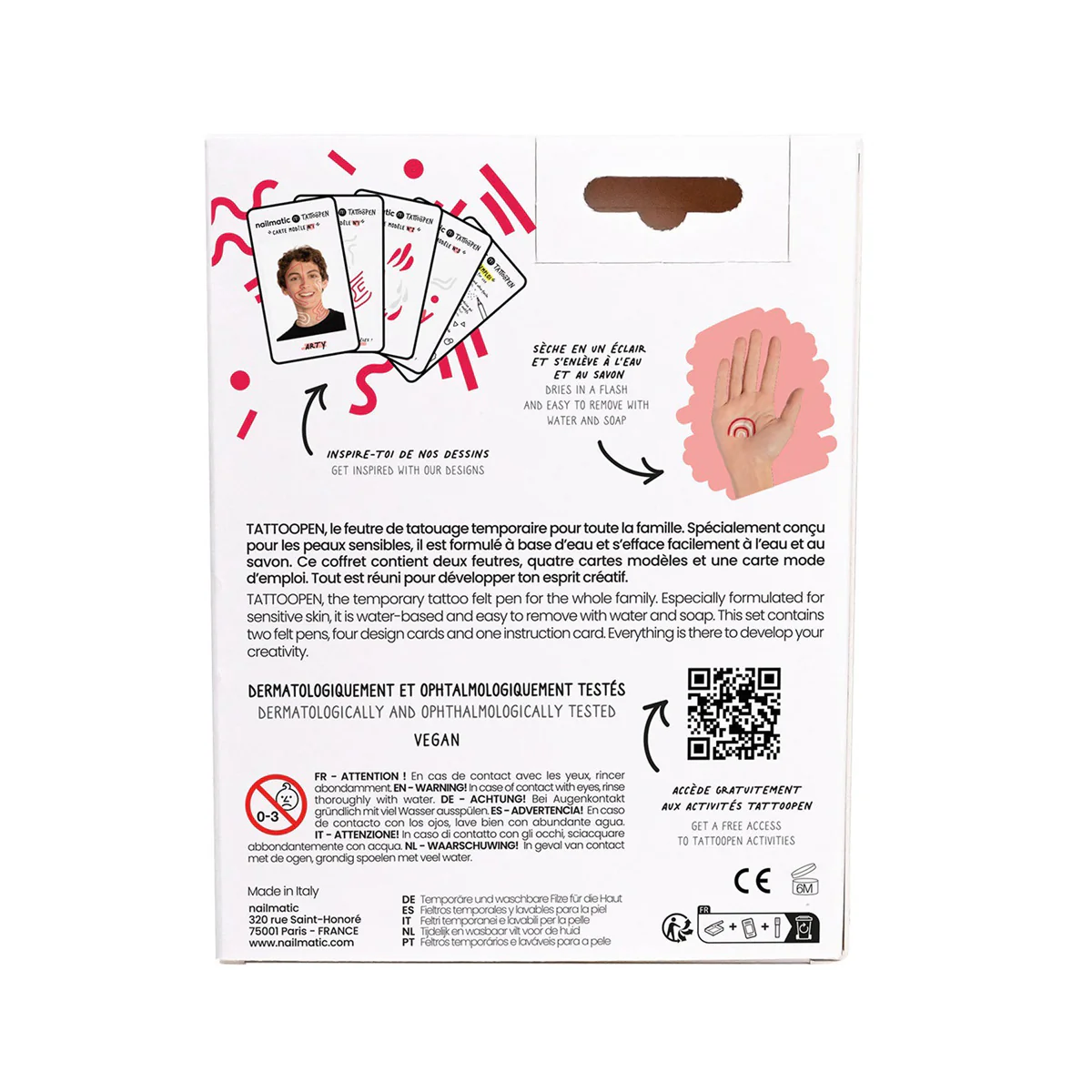Arty Tattoo Pen Set for Kids - Image 4