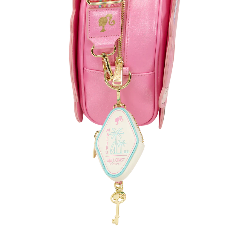 Barbie Corvette Car Light-Up Crossbody Bag with Coin Bag - Image 3