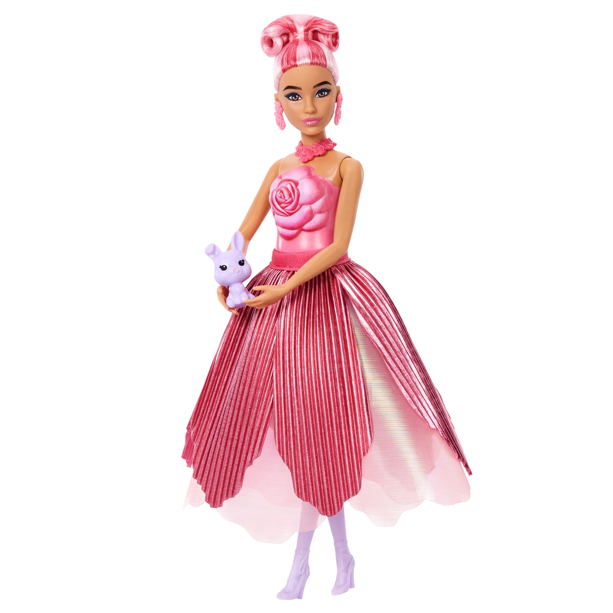 Barbie Petal Pop Doll and Accessories - Rose - Image 4