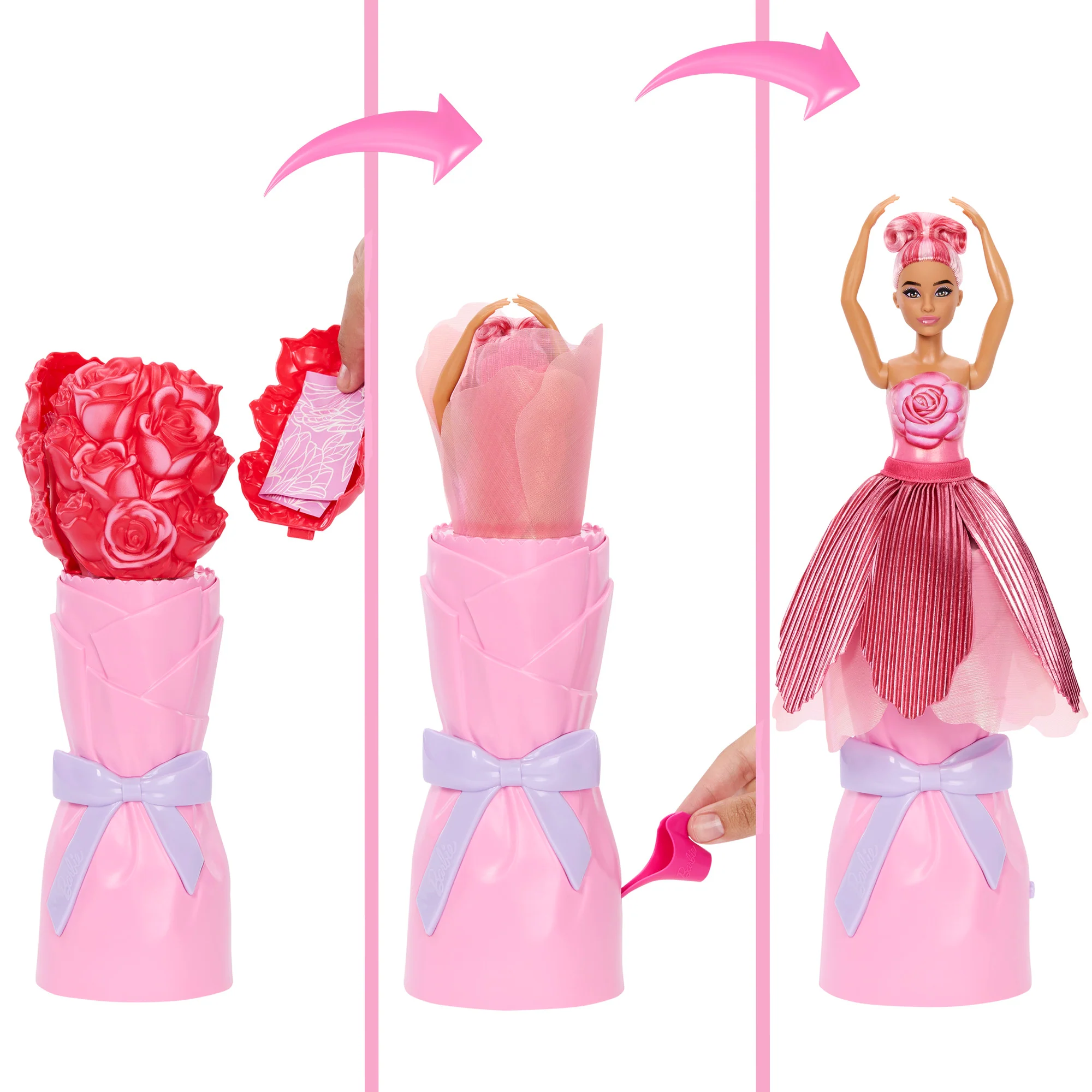 Barbie Petal Pop Doll and Accessories - Rose - Image 5
