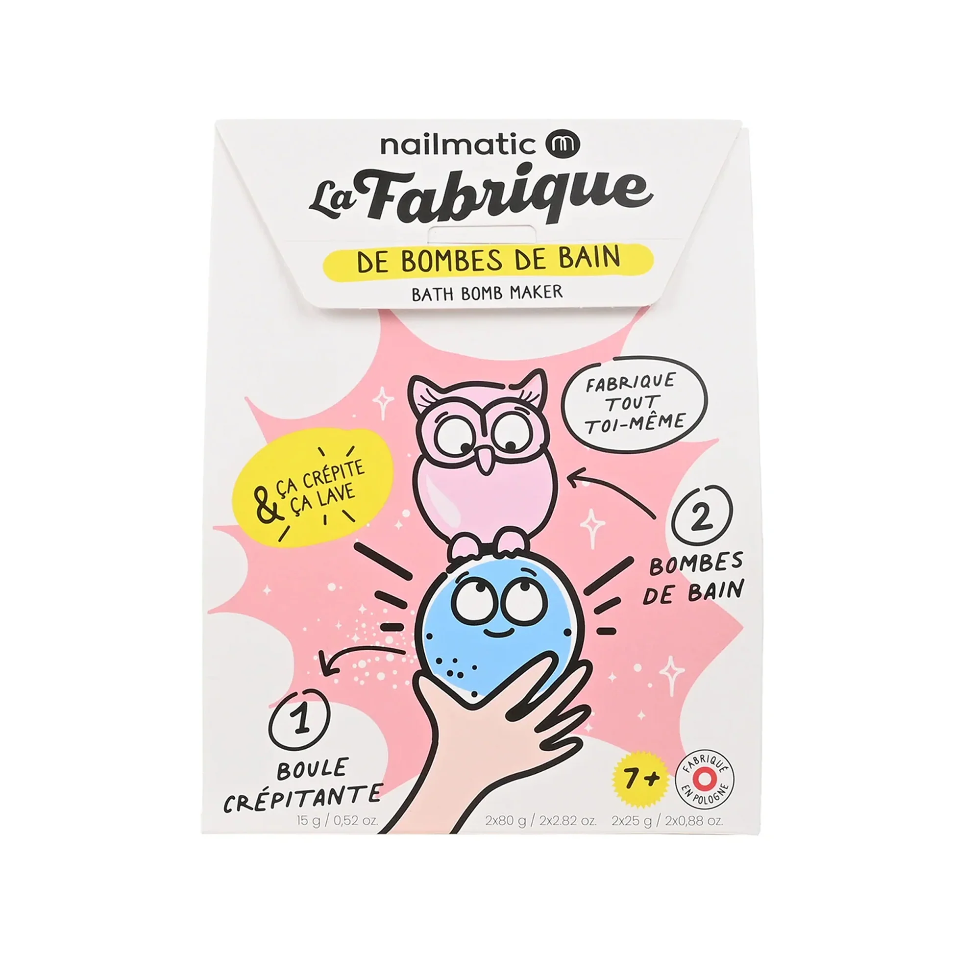 Bath Bomb Maker Kit for Kids - Owl & Cloud