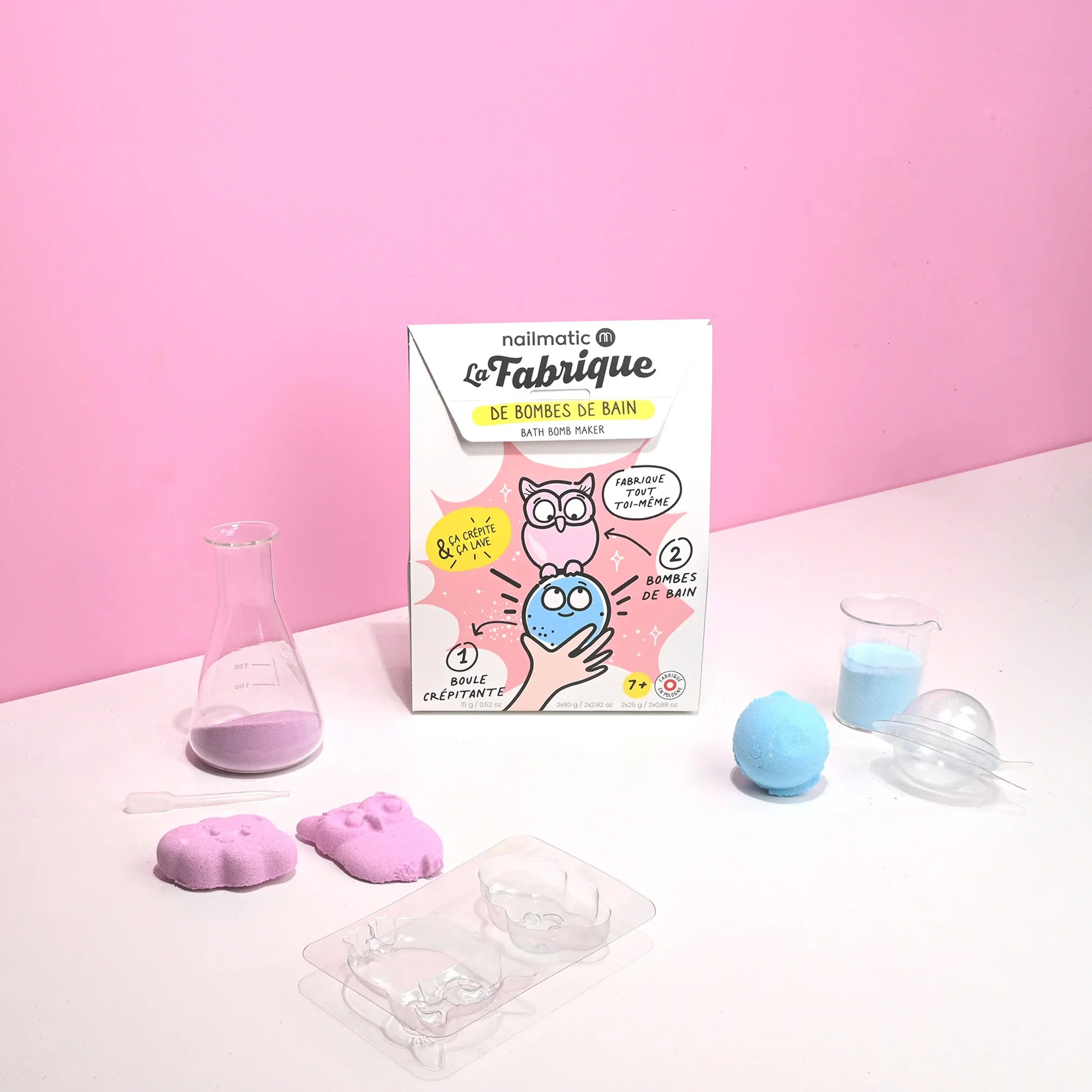 Bath Bomb Maker Kit for Kids - Owl & Cloud - Image 2