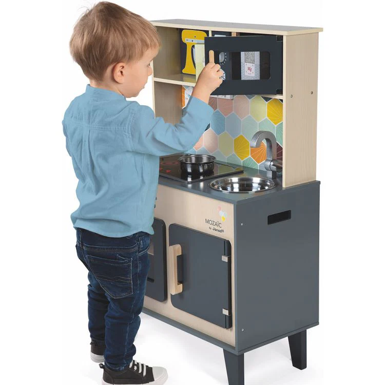 Big Wooden Mosaic Kitchen - Image 2
