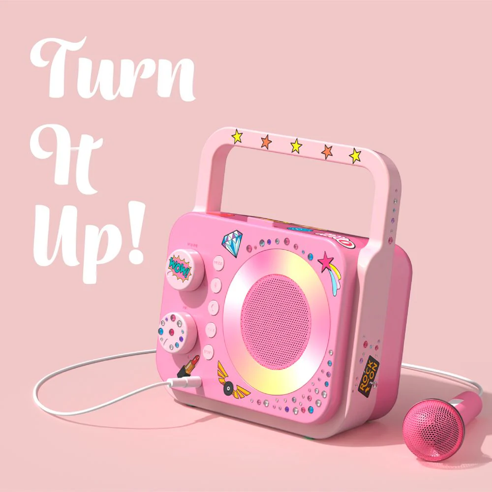 Bluetooth® Portable Karaoke Station with Microphone - Image 4