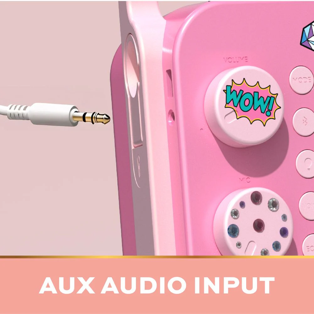 Bluetooth® Portable Karaoke Station with Microphone - Image 6