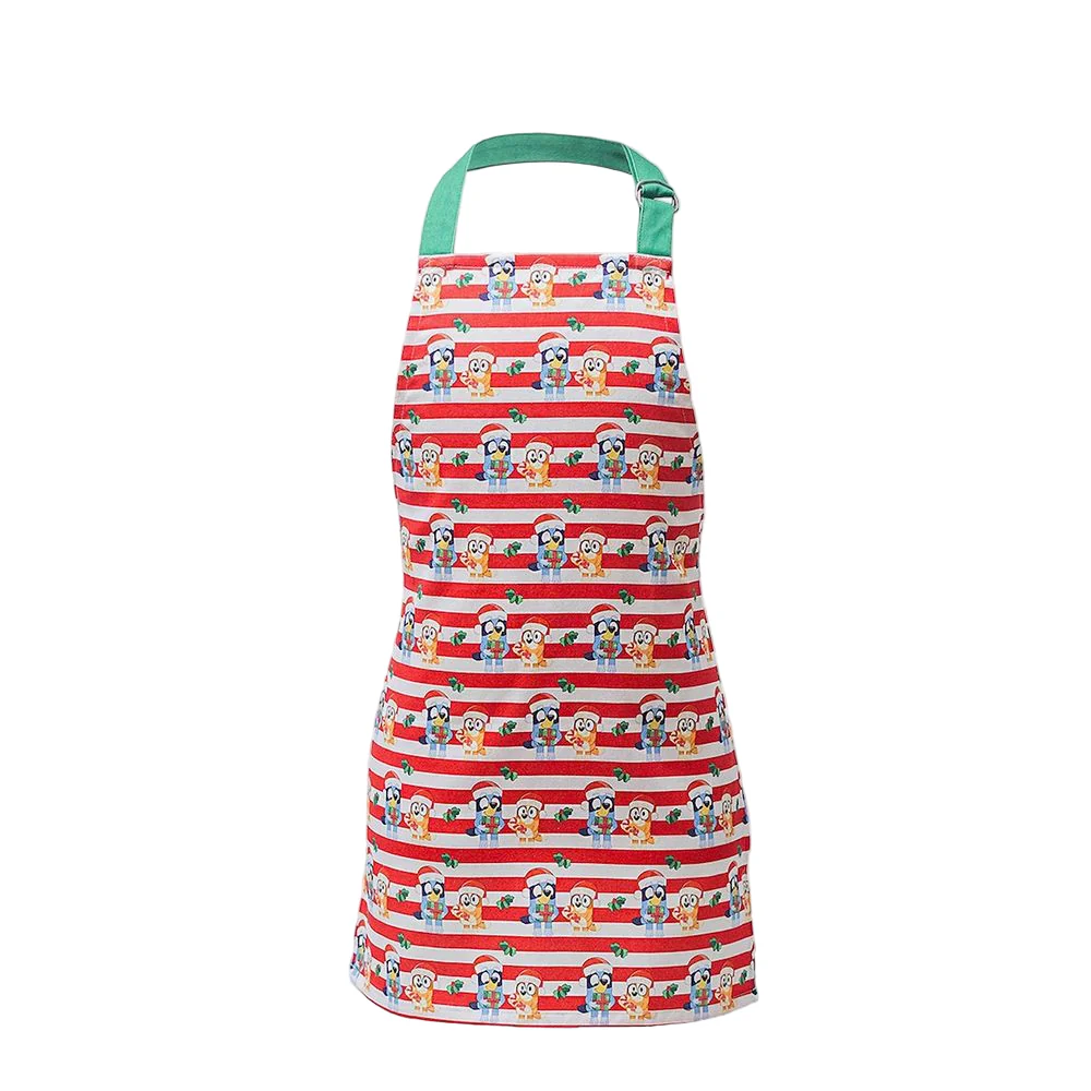 Bluey Holiday Youth Apron and Oven Mitt Set
